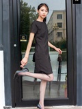 SIW斯文传媒 048 中式条纹小清新短袖连衣裙 - 丽莉(5)